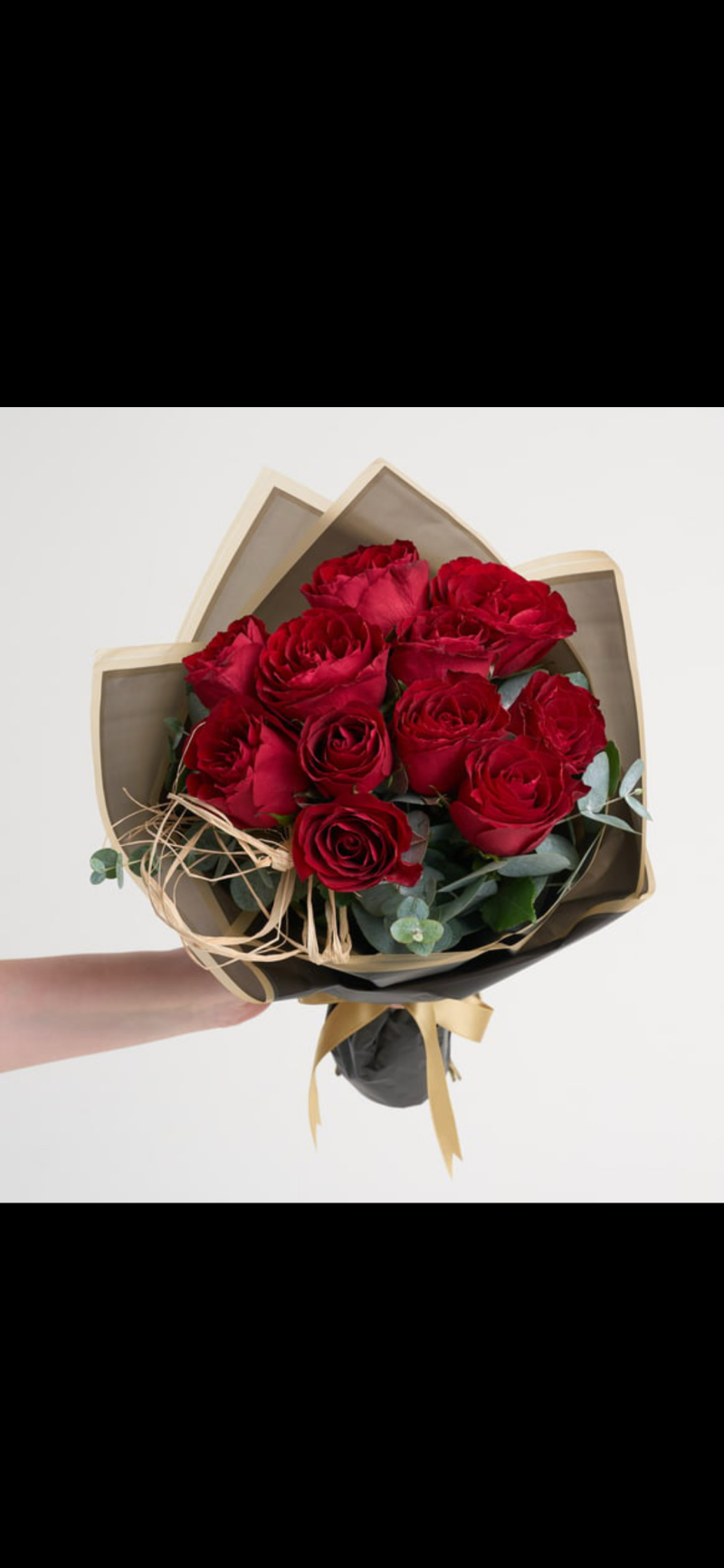 11 adet kırmızı gül 
