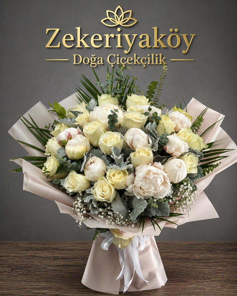 Beyaz gül şakayık 